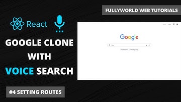 #4 Setting Routes | React Js Google Clone With Voice Search