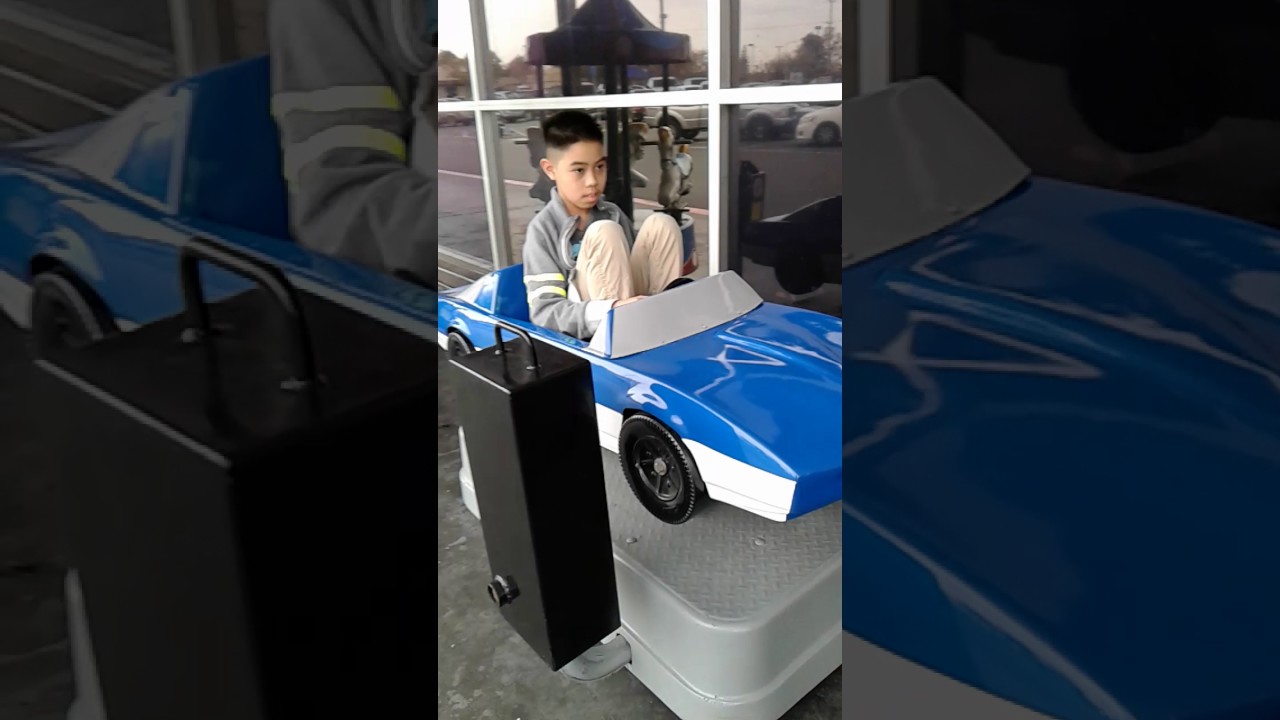 1970s Car kiddie ride 