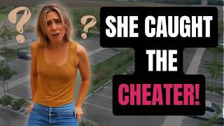 She caught her boyfriend with another woman😓😥😰