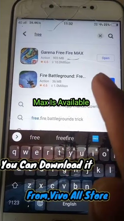 You Can Download Free fire 🌏 From Vivo App Store ✨🤞 #freefire #shorts #freefirebanned #freefireban
