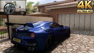 Ferarri F12TDF Forza Horizon 5 Steering Wheel Gameplay screenshot 2