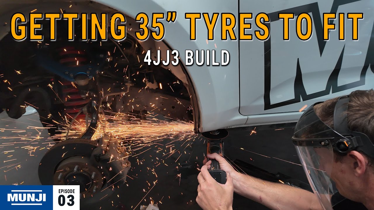 Can we finally get 35” tyres to fit? - D-Max Build
