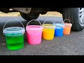 Crushing Crunchy & Soft Things by Car - EXPERIMENT: Car vs Slime