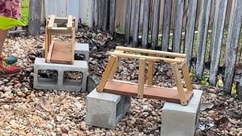 How to build an outdoor micro crawler course part 3, building bridges