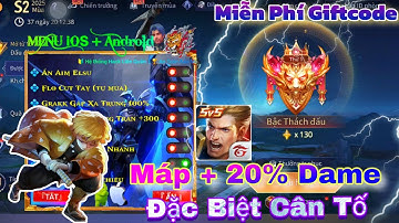 HACK MAP LIÊN QUÂN MENU MỚI NHẤT CÓ TĂNG DAME LEO RANK CÂN TỐ MIỄN PHÍ GIFTCODE CHO ANDROID VÀ IOS