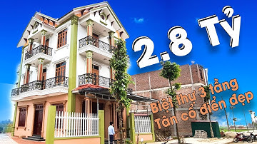 2.8 Tỷ Mẫu Biệt Thự 3 Tầng Tân Cổ Điển Đẹp Tại Yên Phong Bắc Ninh Do Kisato Thiết Kế Cho Bác Cương