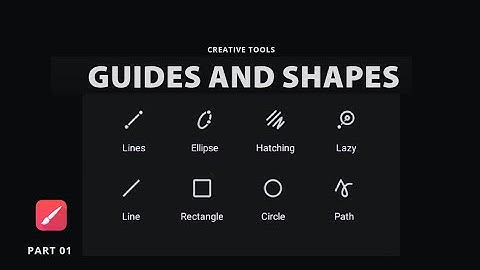 Infinite Painter tools tutorial|Guides and shapes tutorial|Infinite painter tutorial