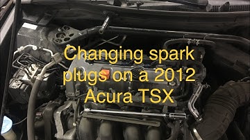 Changing Spark Plugs on an Acura TSX