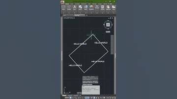 TORIENT COMMAND - Allows you to orient the text for better reading. #autocad #tips #CAD #shorts