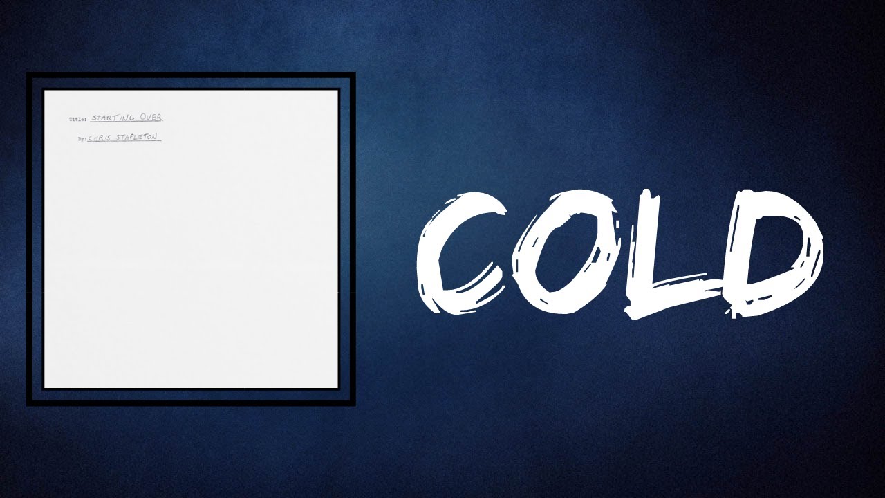 Chris Stapleton Cold (Lyrics) YouTube