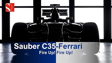 Sauber C35-Ferrari - Fire Up - Sauber F1 Team