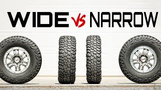 3 Scientific Experiments to Settle This | Wide vs Narrow OffRoad Tires