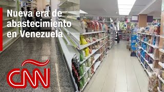 Nueva era de abastecimiento en Venezuela: los anaqueles de los supermercados están llenos