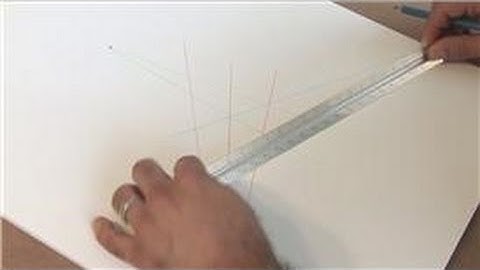 Drawing Lessons : How to Draw a Cube in 3 Point Perspective