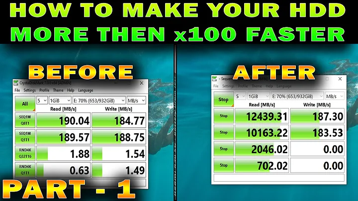 How to make your old HDD over 100 times faster in less then 5 minutes?? PART-1