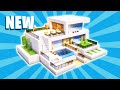 Minecraft  how to build a large modern house tutorial 57
