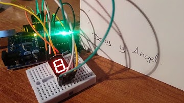 Display 7 segmentos contador arduino
