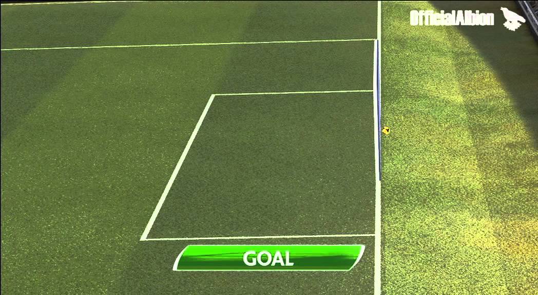 Hawk Eye Goal Decision System proves Vydra goal crossed line - YouTube