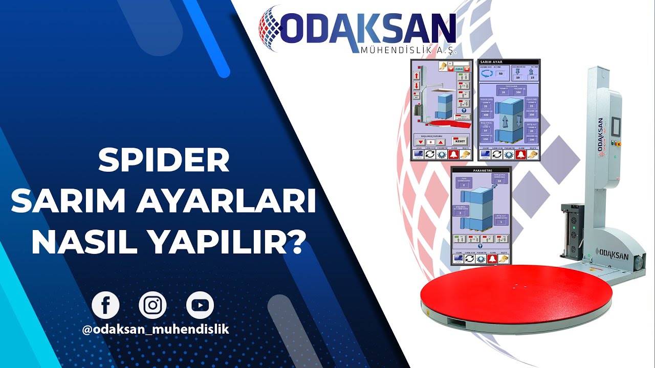 Spider Streç Makinası Sarım Ayarları Nasıl Yapılır? | Streç Makinesi |