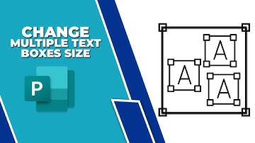 How to change the Size of multiple text boxes in Publisher