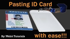 Pasting ID Card Tutorial (Short and Complete Guide)