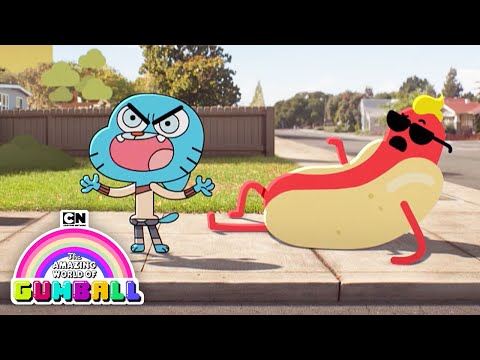 The Cringe Continues: Gumball & Hot Dog Guy | The Amazing World of Gumball | Cartoon Network