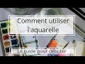 Comment utiliser l'aquarelle [peinture aquarelle en godet, en tube, liquide et crayons aquarelles]