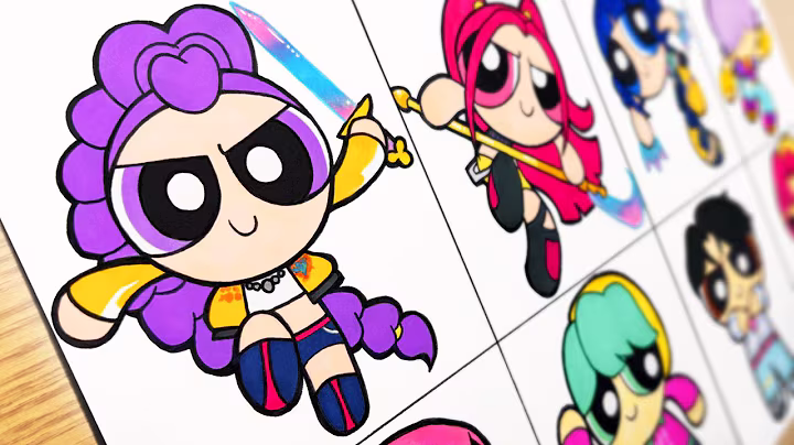 Kpop Demon Hunters as Powerpuff Girls-All Characters Transformation (Drawing kpop demon hunters)