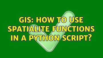 GIS: How to use SpatiaLite functions in a Python script?