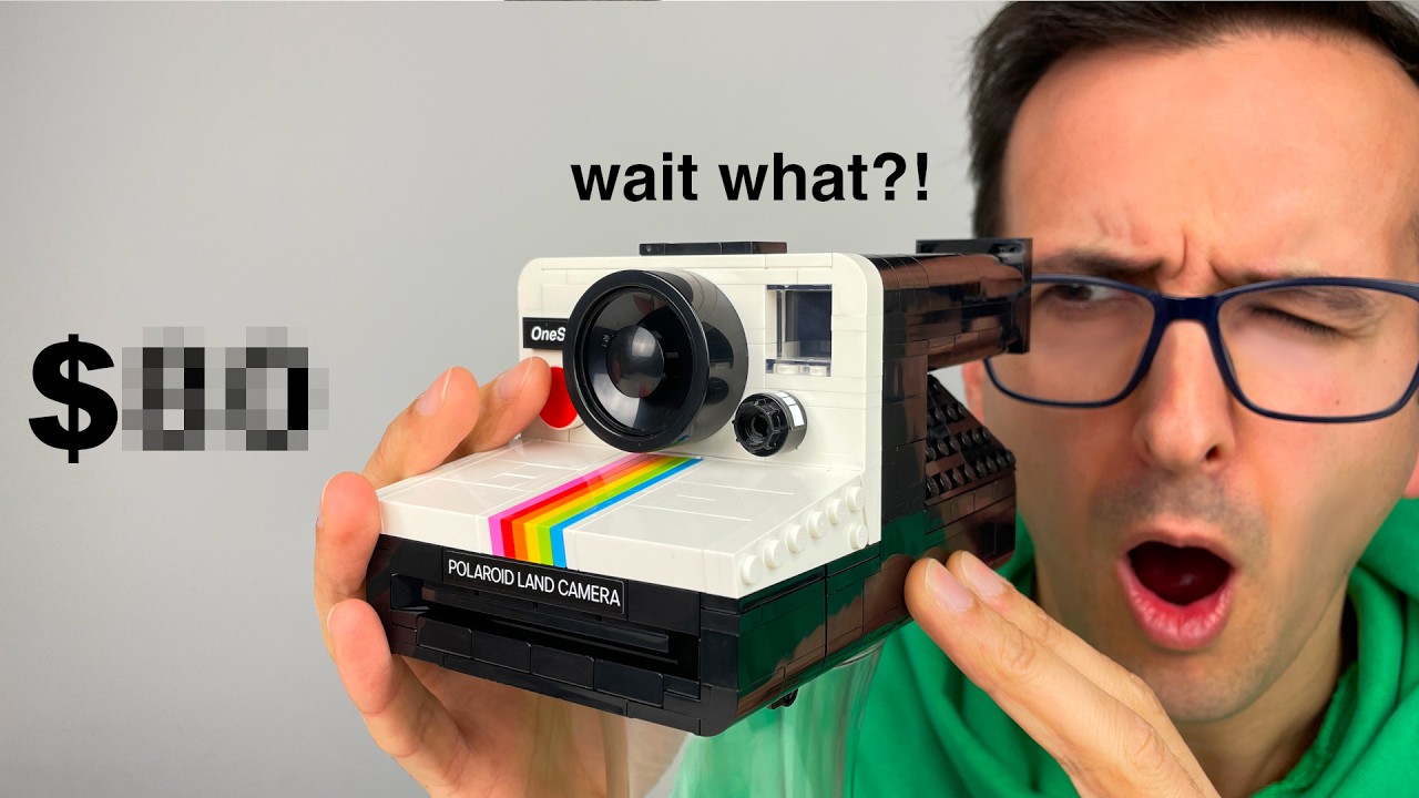 LEGO vient de créer un appareil photo Polaroid composé de 538