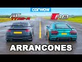 Audi R8 vs TT RS-R: ARRANCONES *V10 vs 5cyl tuneado por ABT*