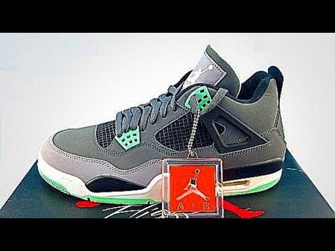 Showcasing My Jordan 4 Mint Green - YouTube
