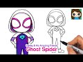 How to draw ghost spider gwen stacy   spidey and his amazing friends