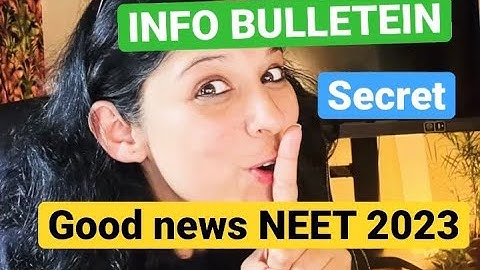 NEET 2023 Information Bulletin | No Change In Syllabus | No Upper Age Limit | DR. VANI