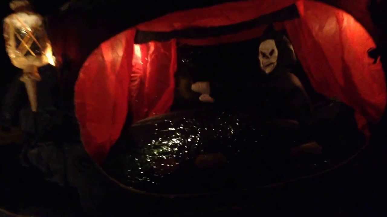 gemmy airblown inflatable carriage hearse halloween yard decoration youtube