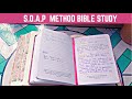 Bible Study with S.O.A.P Method