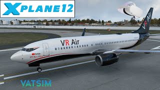 X-Plane 12 BETA 11   ZIBO 738! | VR   VATSIM!
