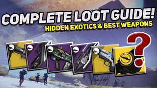 Season of Arrivals WEAPONS GUIDE! EXOTIC QUEST Hints & Secrets | All New Perks & Weapons! Destiny 2
