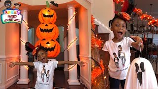 Decorating for Halloween - Ghost and Pumpking Theme 🎃