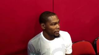 Full Kevin Durant interviews, 2016 Team USA Basketball training camp Day 4, incl DeAndre Jordan Update