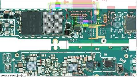 GOOGLE PIXEL 5A LCD Black LCD Light No Lcd Grapic  Ways Problem Hardware Solution #borneoschematic #