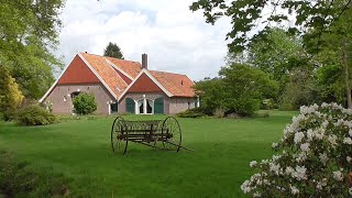 NETHERLANDS old farmhouses and countryside of Achterhoek (Gelderland)