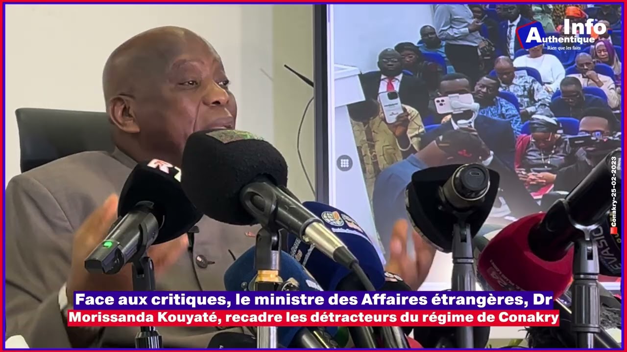 🚨🇬🇳| Face aux critiques, Dr Morissanda Kouyaté, recadre les détracteurs du régime de Conakry ⬇️