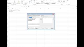 Retreiving Data with Microsoft Query in Excel