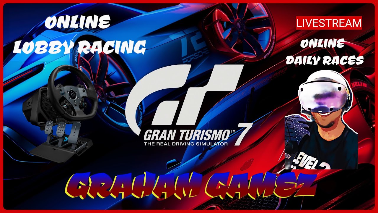 GT7 [PSVR2 PS5 G PRO DD] ONLINE LOBBIES & DAILY RACES LIVESTREAM 