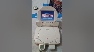 Resident Evil on PlayStation: Original Intro on PSone with LCD Screen