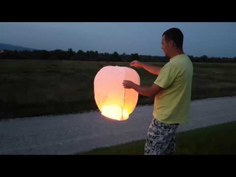 Leteći lampion Test Flight