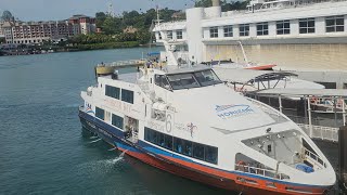 Taking a ferry from Singapore to Habour Bay Batam
