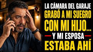 La cámara del garaje grabó a mi suegro con mi hijo… y mi esposa estaba ahí