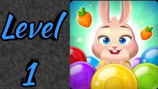 Bunny Pop 2 : Beat the wolf Level 1 Android Gameplay screenshot 1